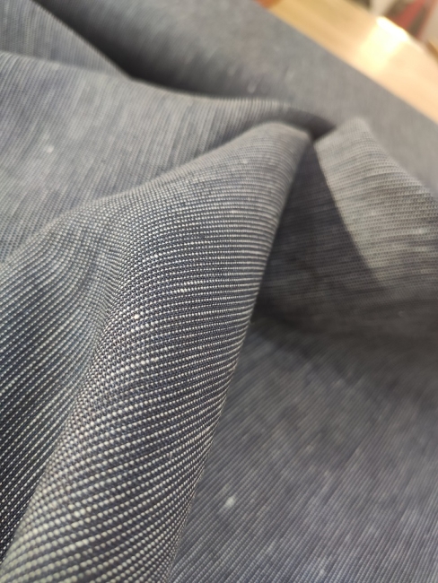 Leinen indigo stripes